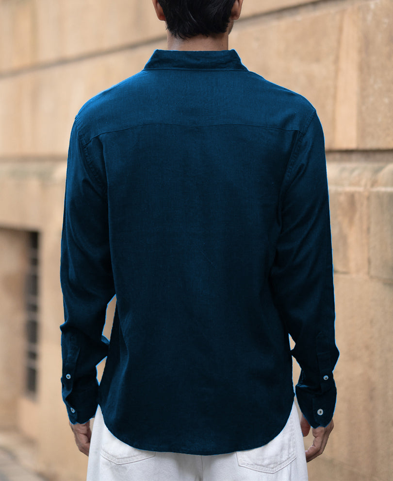 Dark Sky Linen Blend Shirt