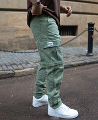 Olive Cotton Cargo Pant