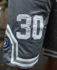 Grey Mesh Jersey Shorts