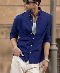Royal Blue Oxford Shirt