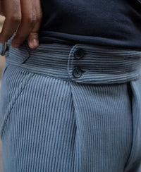 Grey Knit Gurkha Pant