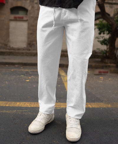 White Cotton Pant