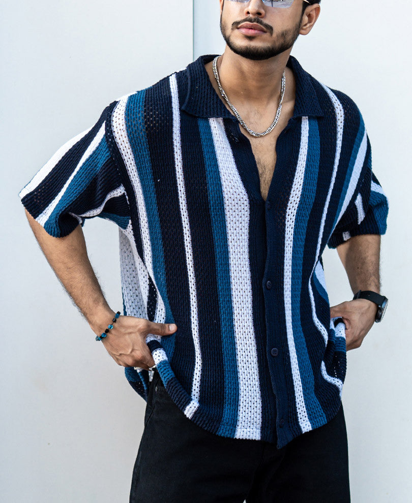 Striped Shirts- Multicolor Vertical Striped Shirts for Men Online