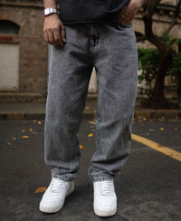 Dark Grey Baggy fit Denim Jeans