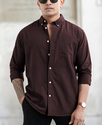 Brown Oxford Shirt