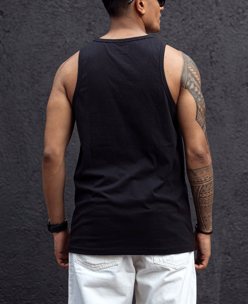 Black Sleeveless Vest