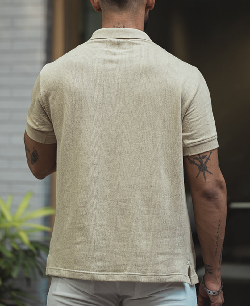 Pista Regular Fit Half SleevesÂ T-Shirt