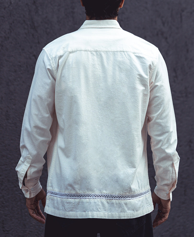 Off White Full Sleeves Shirt