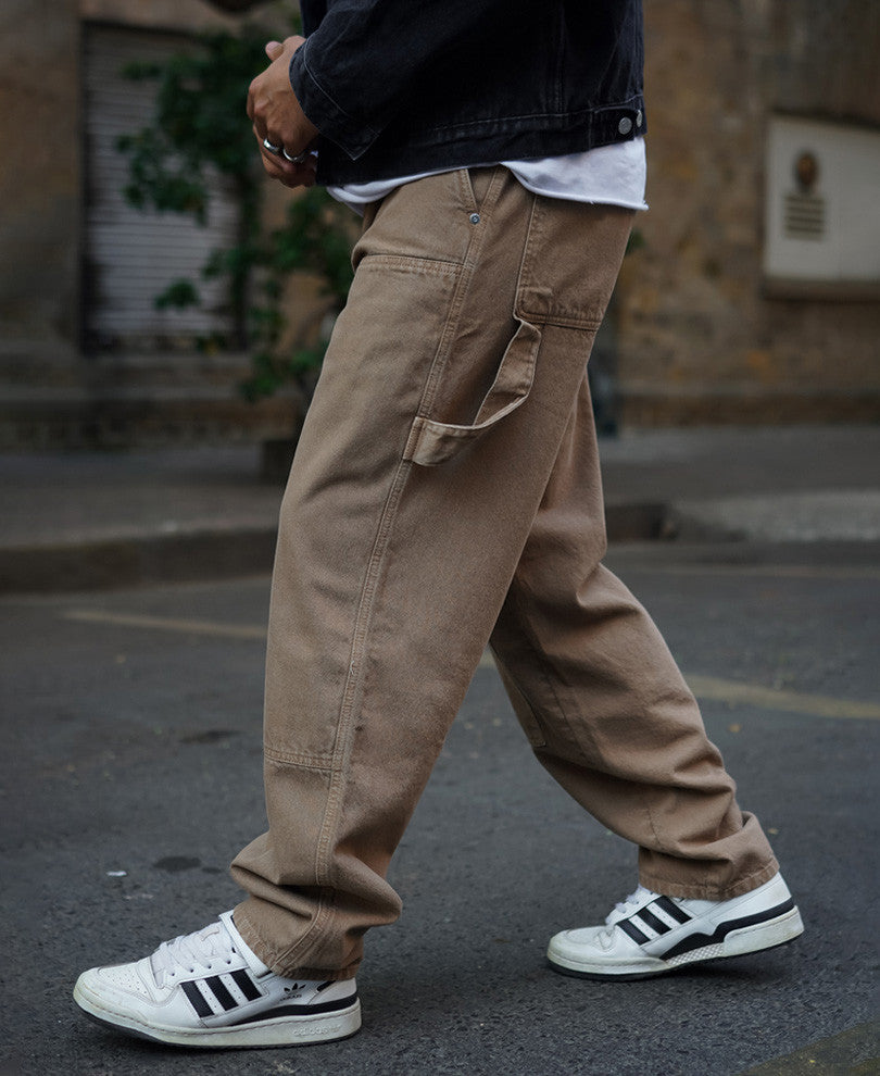 Brown Baggy Fit Denim Jeans