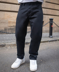 Black Regular Fit Stretchable Jeans