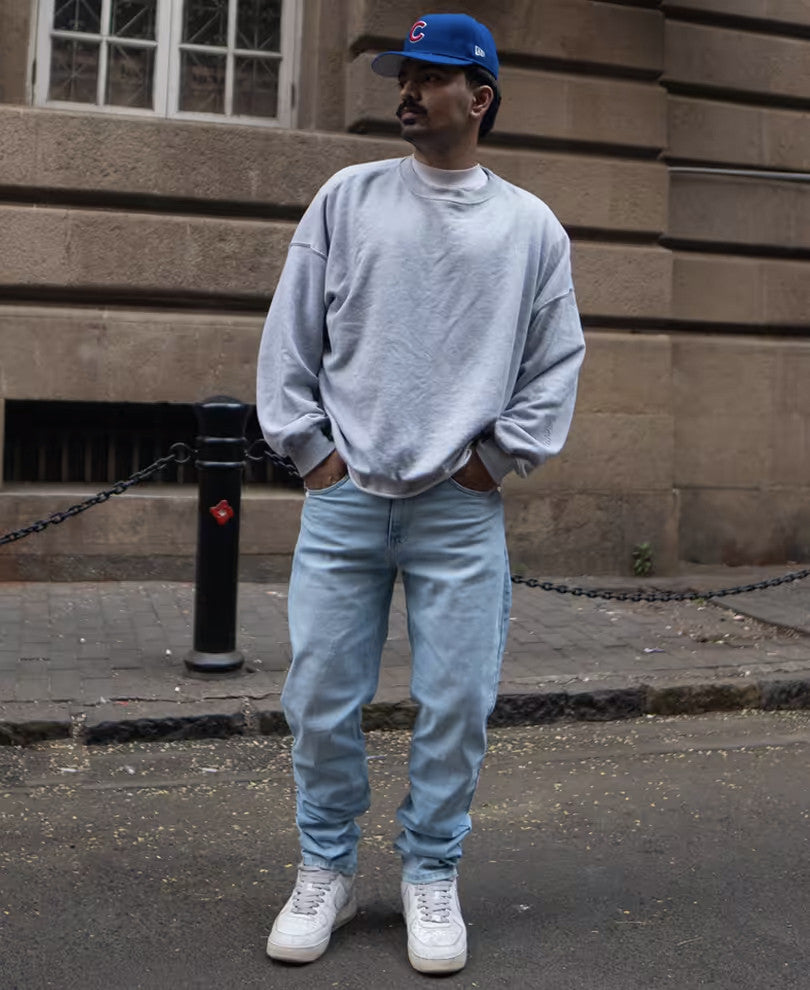 Ice Blue Regular Fit Jeans