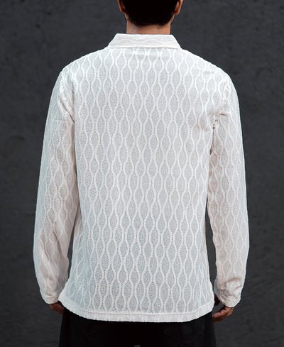 White Structured Polo Shirt