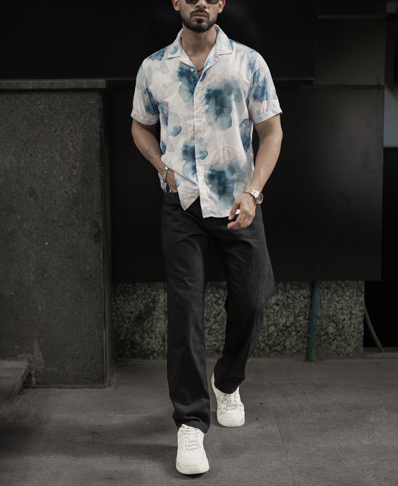 Multi Colour Regular Fit Half Sleeves Shirt
