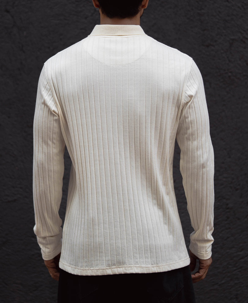 Alabaster Regular Fit Full Sleeves T-Shirt