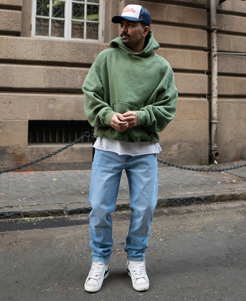 Sky Blue Regular Fit Jeans
