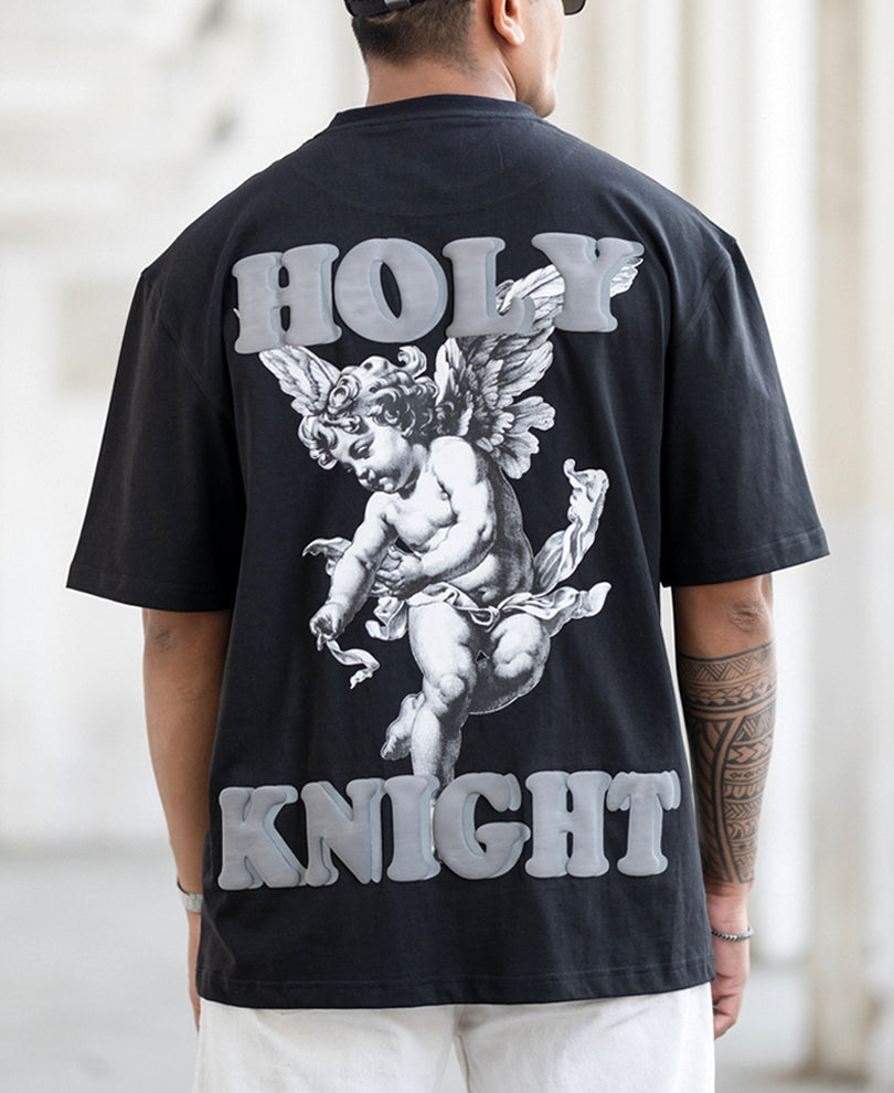 Black Printed T-Shirt