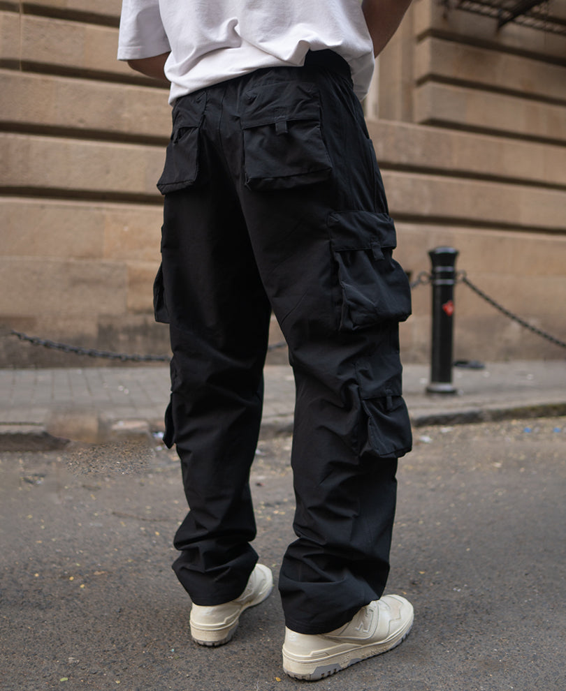 Black Technical Cargo Pant
