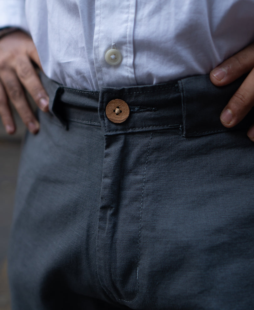 Grey Cotton Pant