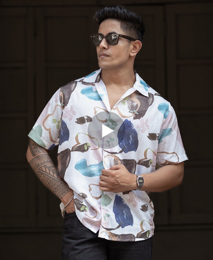 Multi Colour Half Sleeves Shirt