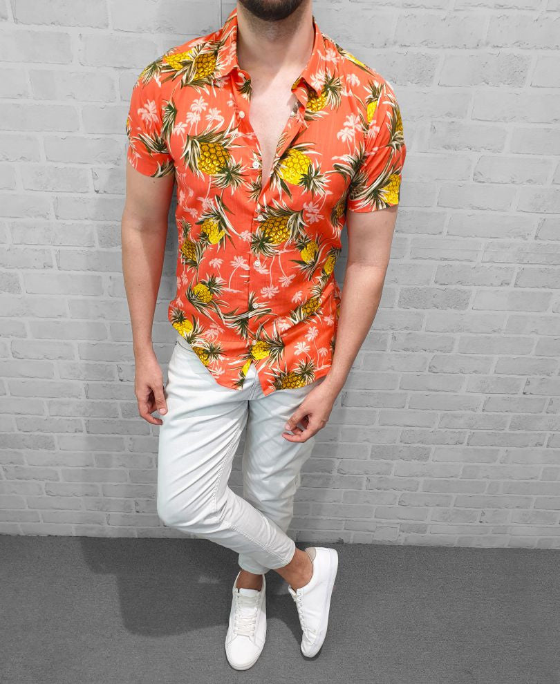 Sky Blue Chest Pocket Oversize Drop Shoulder Shirt