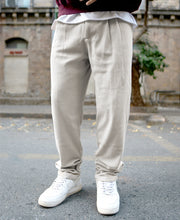 Beige Regular Fit Corduroy Pant