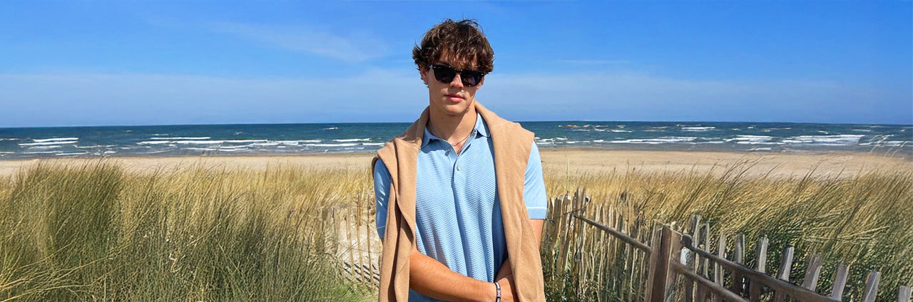 TEXTURED POLOS