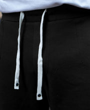 Black Knitted Regular Fit Track Pant