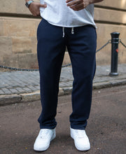 Navy Knitted Regular Fit Track Pant