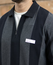 Grey And Black Stripe Lightweight T-Shirt