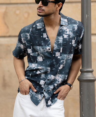 Deep Forest Abstract Printed Shirt