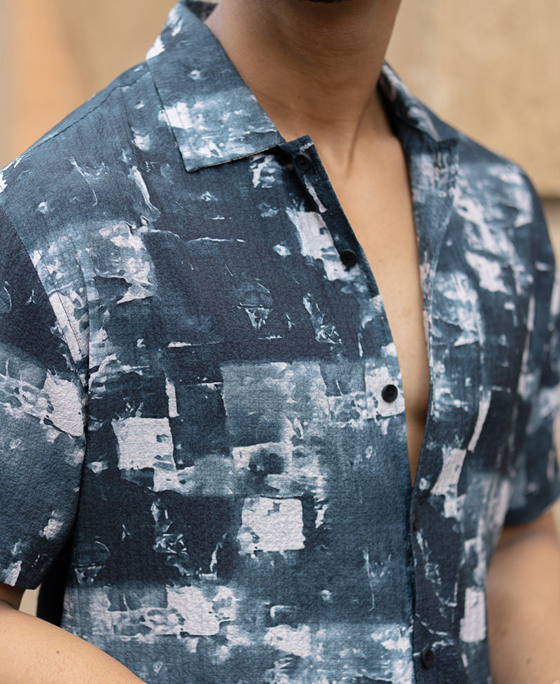 Deep Forest Abstract Printed Shirt