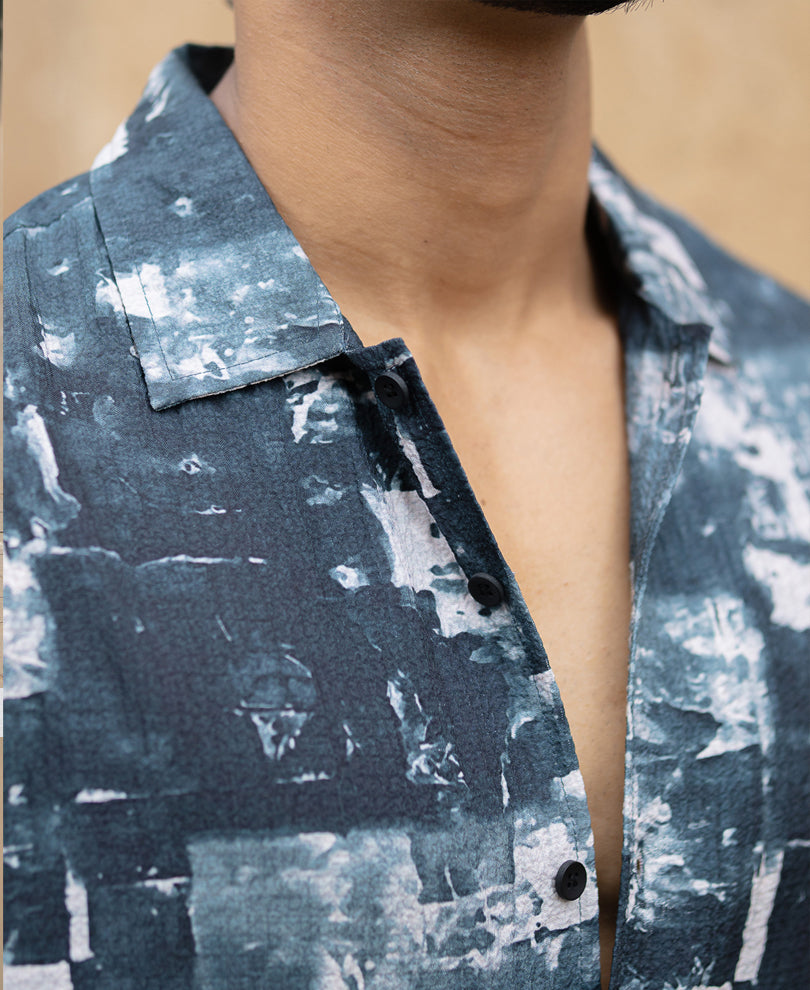Deep Forest Abstract Printed Shirt