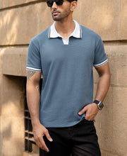 Dark Sky Contrast Collar T-Shirt