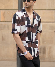 Multicolour Printed Pleat Shirt