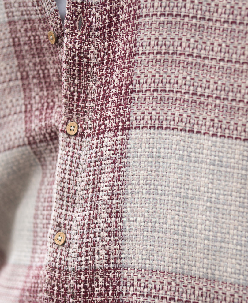 Multicolor Structured Checked Shirt