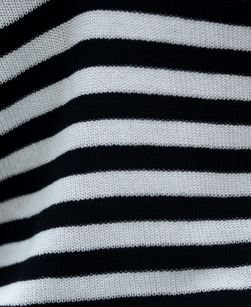 Black And White Stripe T-Shirt