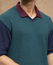 Multicolour Paneled T-Shirt