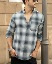 Grey Checks Button Down Shirt