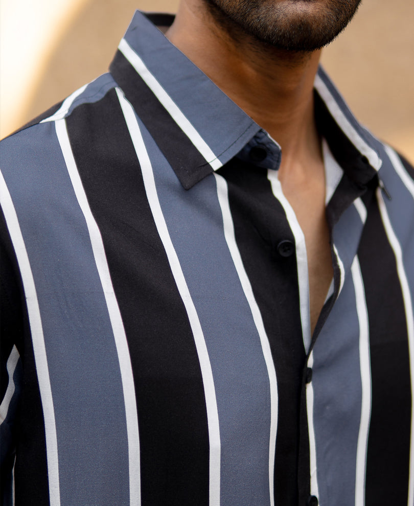 Grey Stripe Shirt