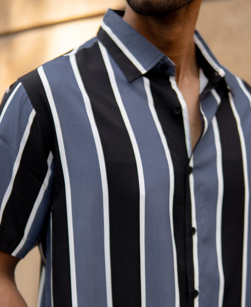 Grey Stripe Shirt