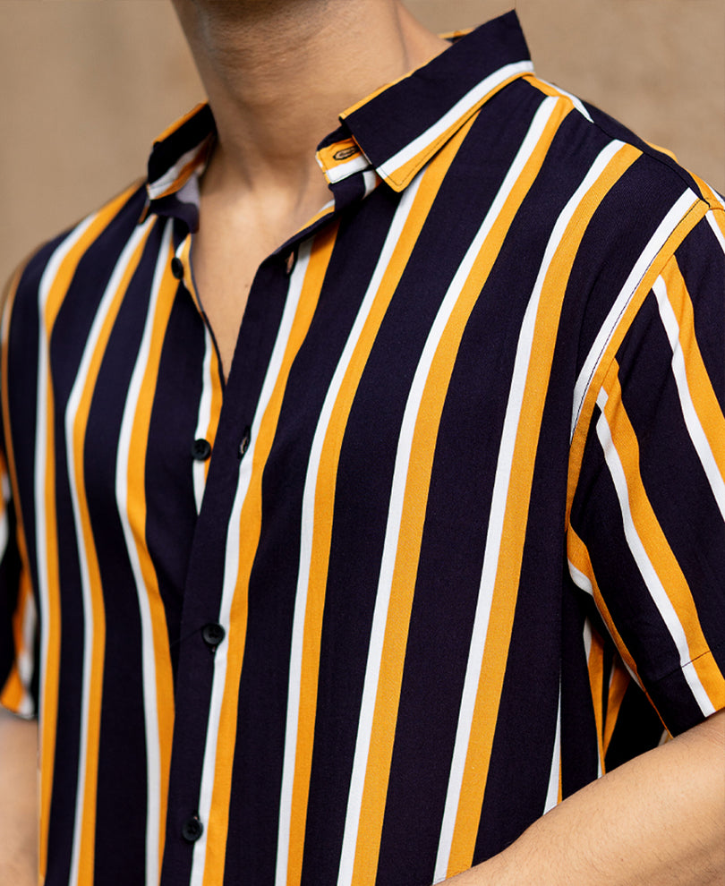 Multicolour Lightweight Striped Shirt