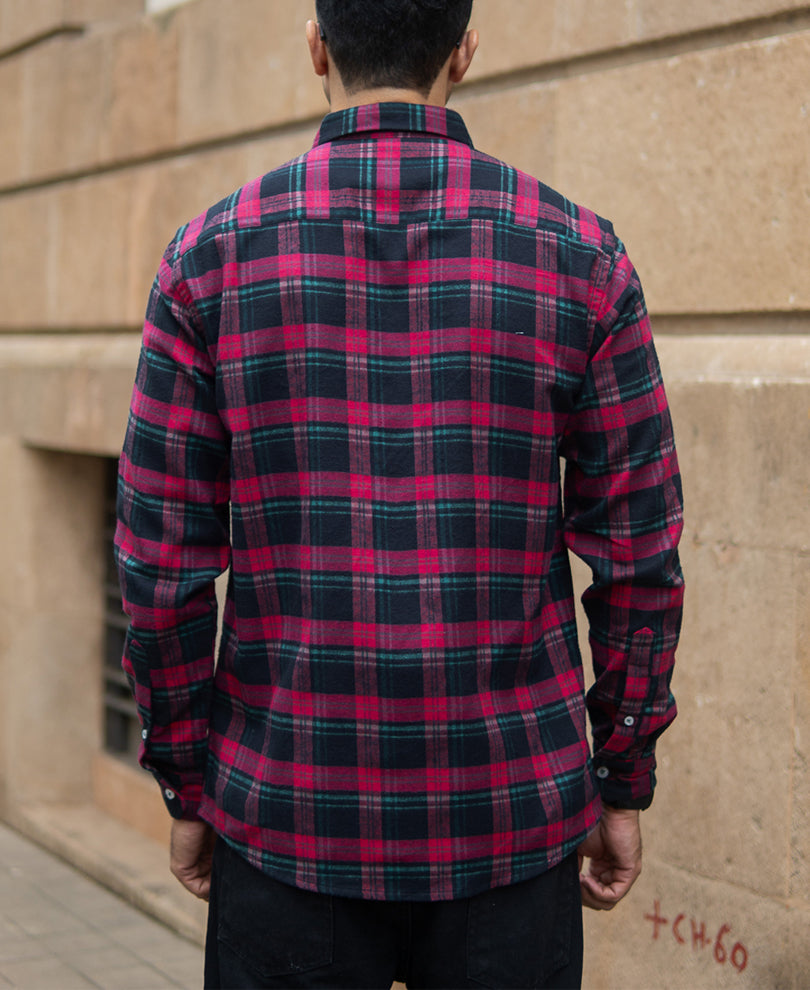 Multicolour Checks Shirt With Pocket