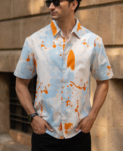 Multicolour Abstract Print Shirt