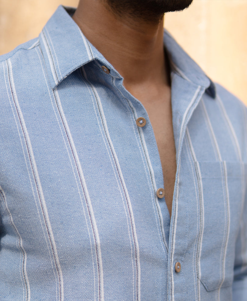Blue Striped Shirt