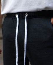 Black Knitted Trackpant