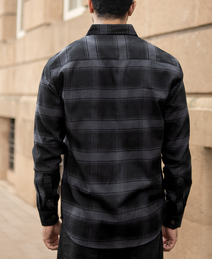 Black Checks Shirt