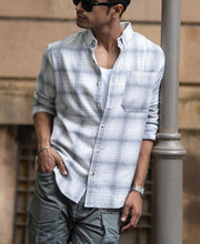 Light Grey Checks Shirt