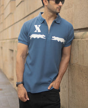 Dark Sky Embroidered Polo T-Shirt
