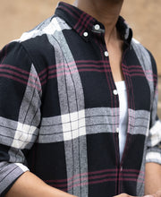 Black Checks Button Down Shirt