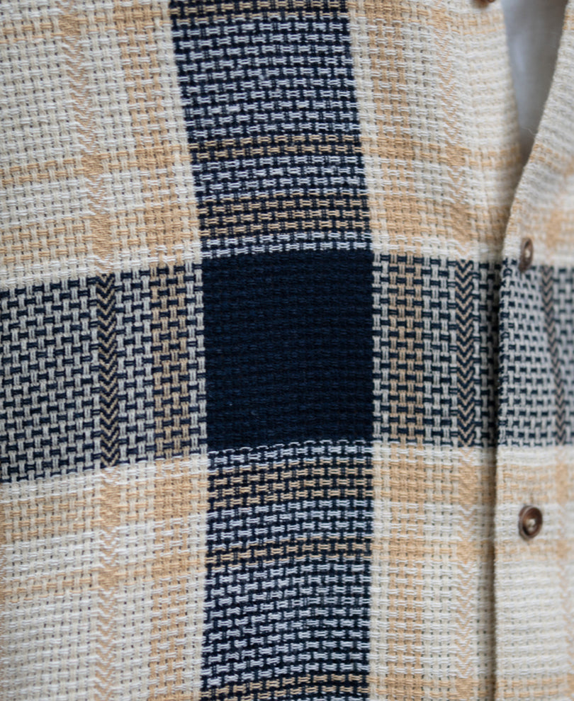 Multicolor Structured Checks Shirt